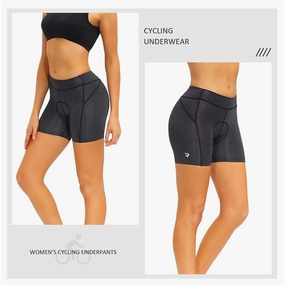 DEALYORK Padded 1 pair Bike Shorts Cycling Bicycle Biking Biker 3D Padding NWT - Picture 5 of 14